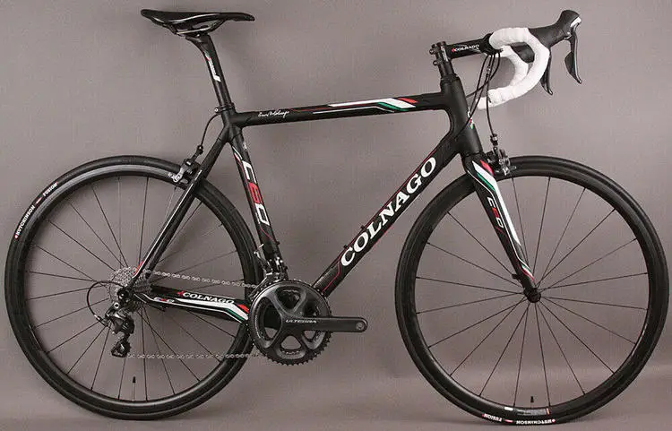Discount Colnago Carbon Road complete Bike With R7000 R8000 Groupset Carbon COLNAGO 50mm wheelset HANDLEBAR 2