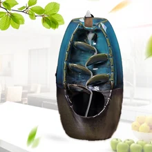 1 шт. Ладан горелки керамики возврата водопад Копченый Ладан горелки домашний Ладан горелки праздничные украшения Рождественские украшения