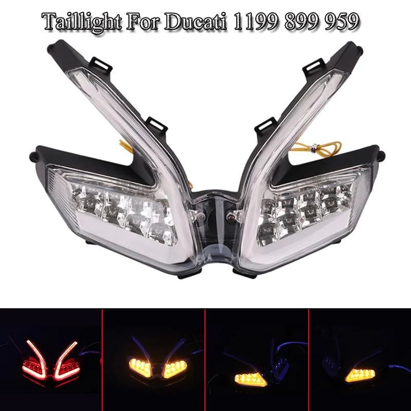 Для Ducati 1199 899 959 1299 Panigale мотоциклетный светодиодный задний фонарь сигнала поворота Задний тормозной светильник s номерной знак светильник мигалка лампа