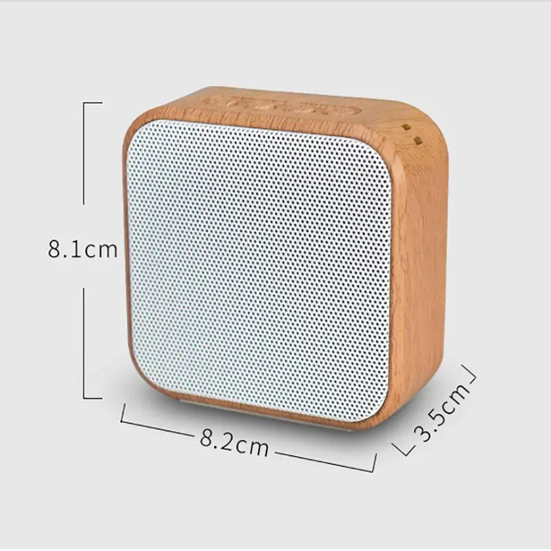Деревянный зерна A70 Bluetooth динамик портативный вставной карты мини сабвуфер беспроводной Bluetooth динамик