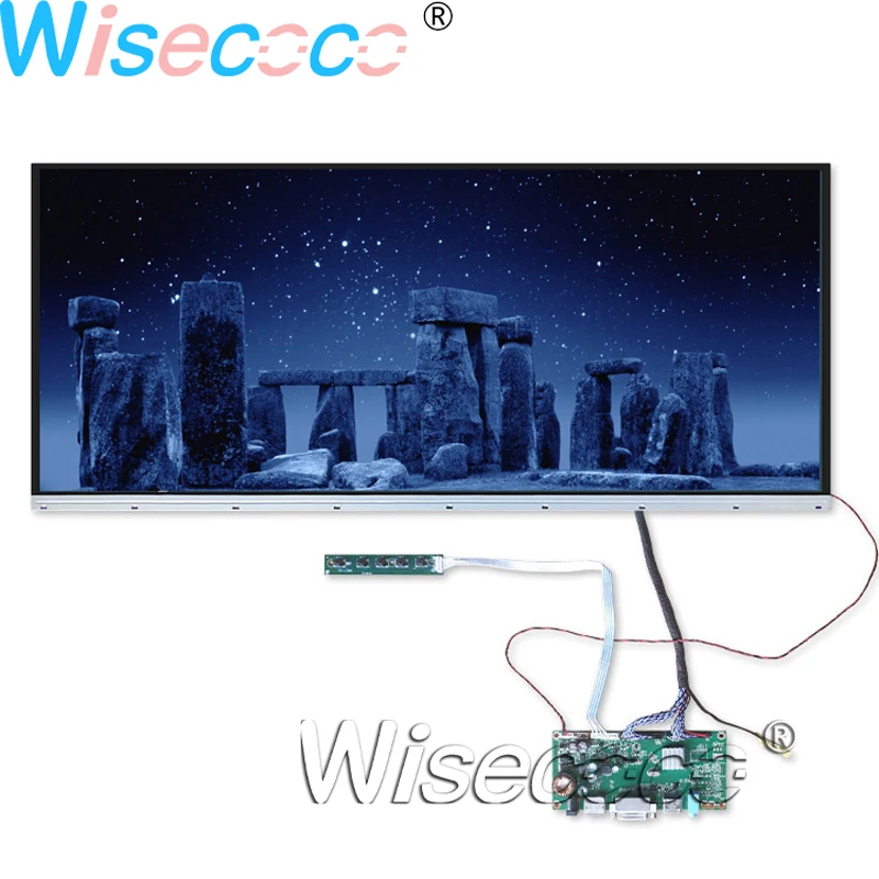 Polegada Ips Tela Lcd 2560*1080 Resolução 92 Pinos Hdmi-compatível Lvds Dva dp Controlador Placa Monitor de Mesa 21:9 29