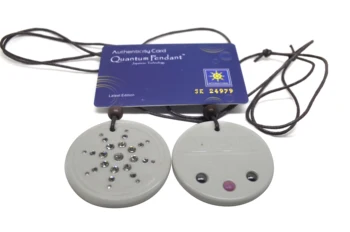 

Free Shipping 10pcs/lot bio energy quantum science energy pendant white color cz stones energy pendant germanium pendant fir