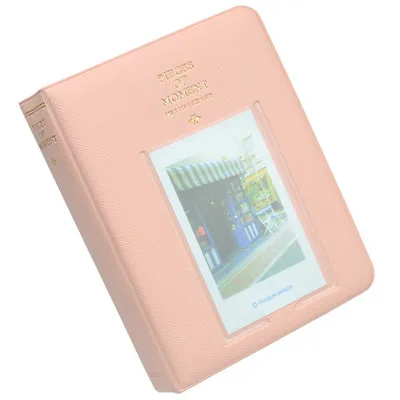 Pink 64 кармана 3 дюйма мини-пленка фотоальбом книга для Fujifilm Instax Mini 9 8 7s 70 25 90 мгновенная камера пленка кредитный держатель для карт - Цвет: Pink