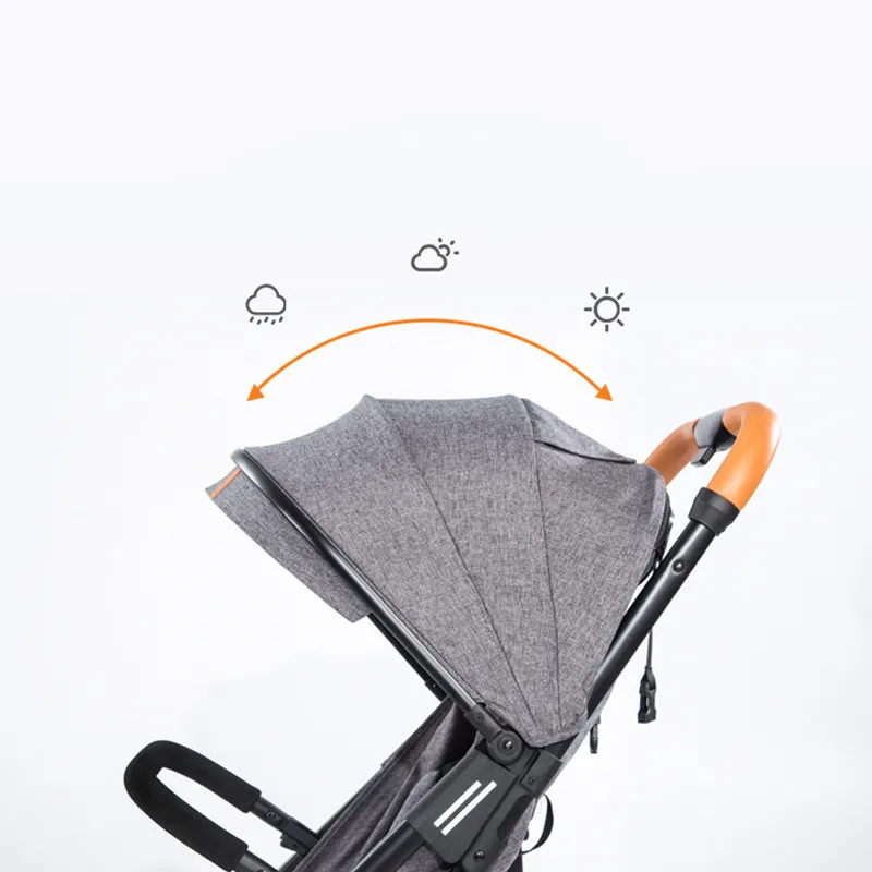 7 кг легкая детская коляска Роскошная популярная розовая складная переносная на