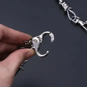 

Cool Punk Rock Wallet Belt Chain Metal Trousers Chain Jean Pants Hip Hop Jewelry LX9D