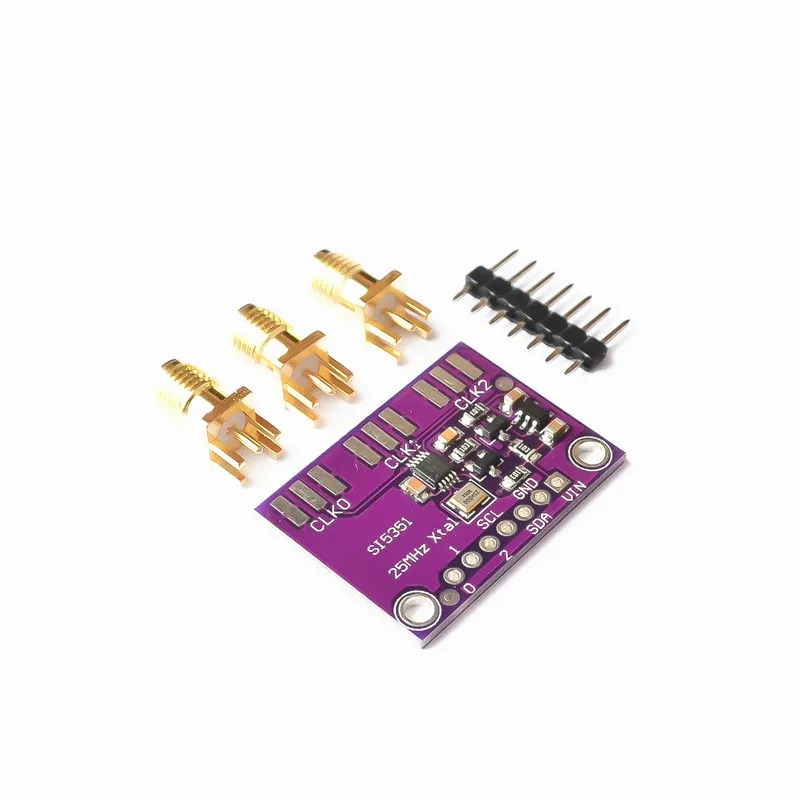 Настольная плата для генератора часов Si5351A Si5351 I2C 3 5 в постоянного тока Модульная