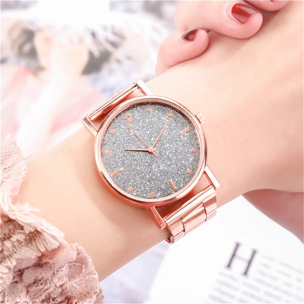 Роскошные женские часы-браслет с бриллиантами, простые часы для женщин, модные повседневные женские часы с кристаллами, звездное небо, брендовые новые