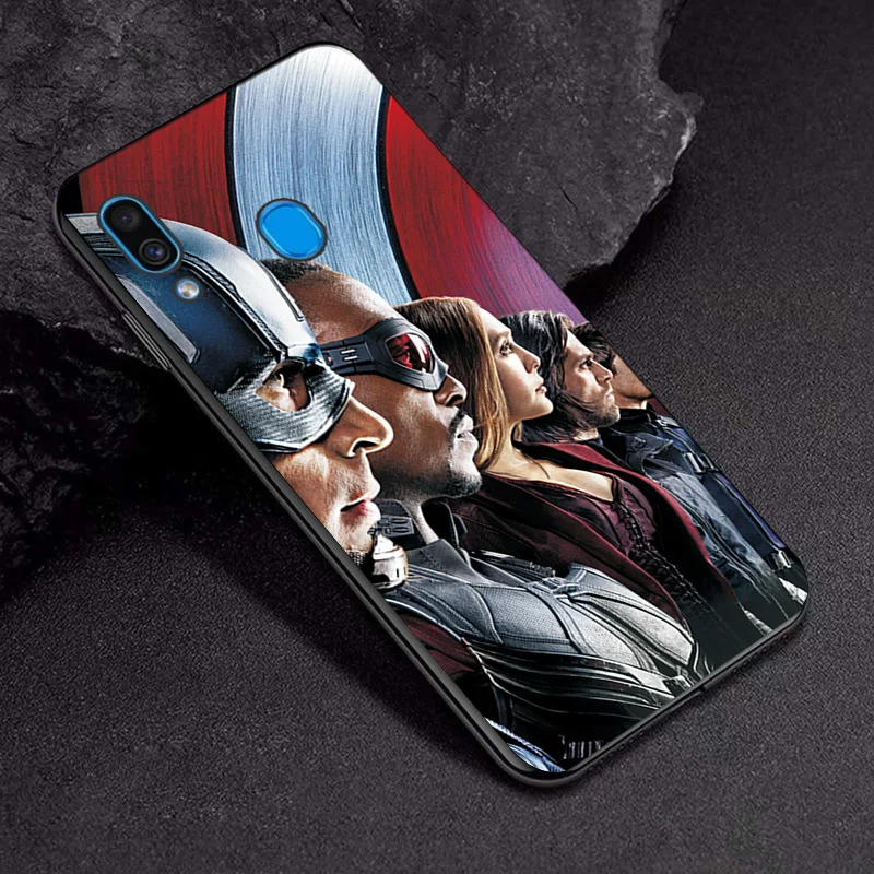 TPUBLK648 Крышка для samsung Galaxy A10 A20 A30 чехол Крышка героя Marvel из термопластика черный для samsung A50 A60 A70 A20E A40 A30S A50S A70S чехол для телефона - Цвет: TPUBLK648