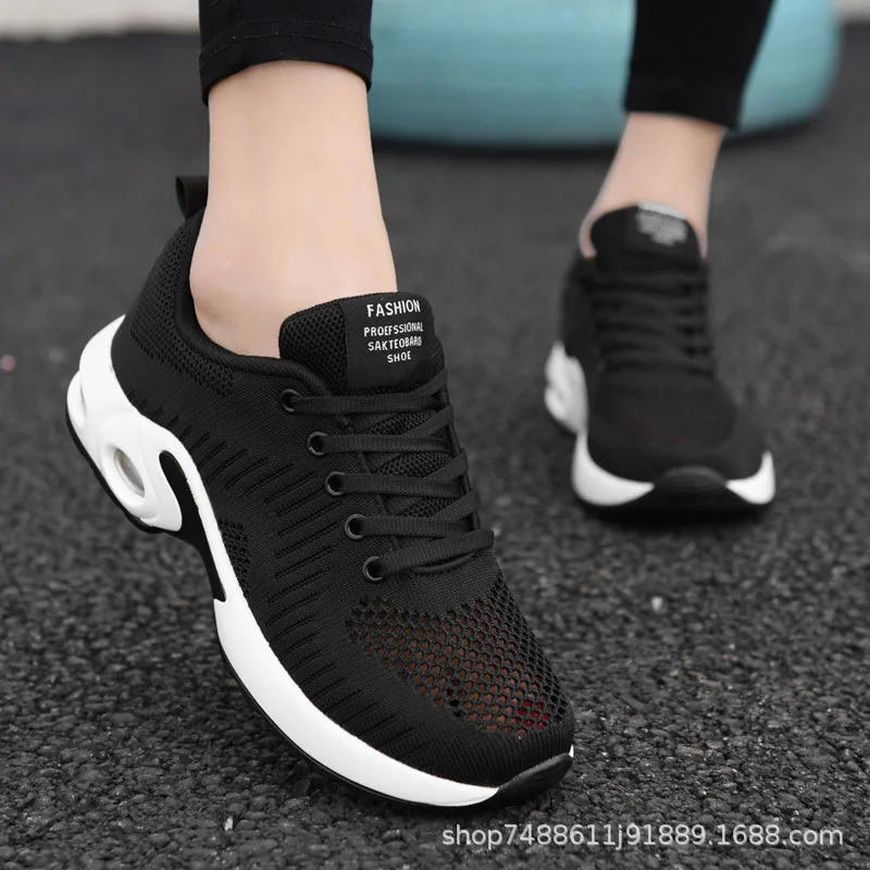 

Shoe Women's 2019 Autumn New Style Breathable Athletic Shoes Women's Fashion Students Hiking Sporty Casual Shoes Mesh Shoes