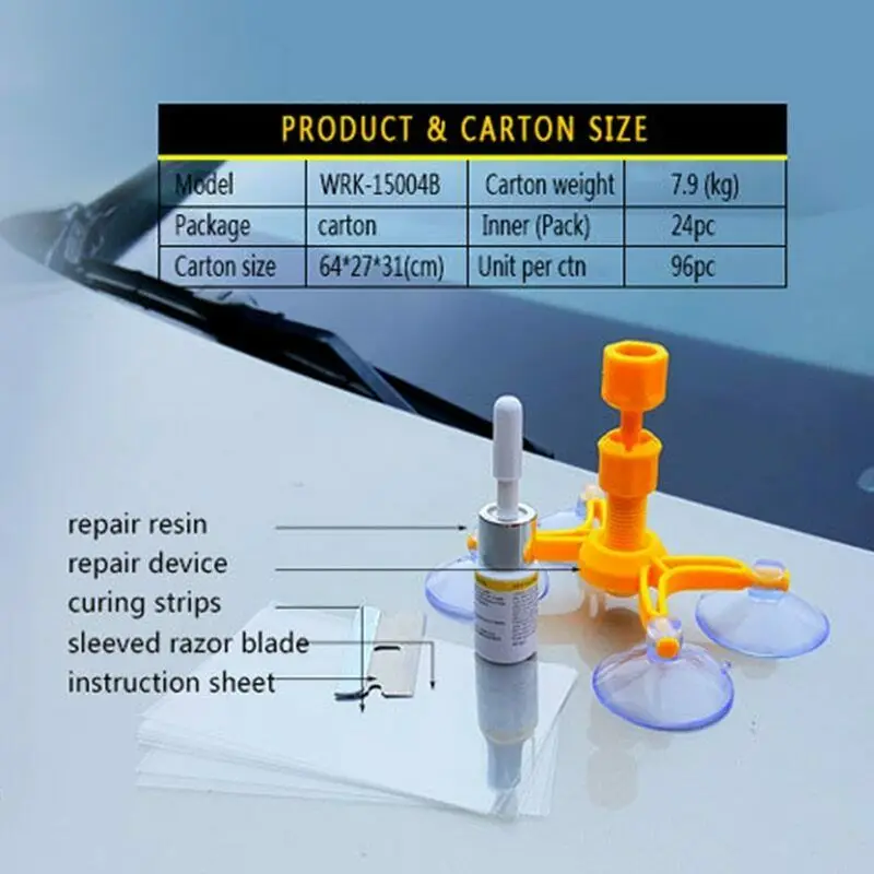 Glass Corrector Set Windscreen Windshield Repair Kit Tool Crack Repairing for Car Vehicle LB88 Glass Corrector Set Windscreen Windshield Repair Kit Tool Crack Repairing for Car Vehicle LB88