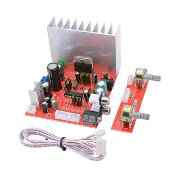 

TDA7377 Subwoofer Amplifier Audio Board 38Wx3 Mini Home Amp 2.1 Channel HiFi Stereo Powered Amplifier DIY Accessory