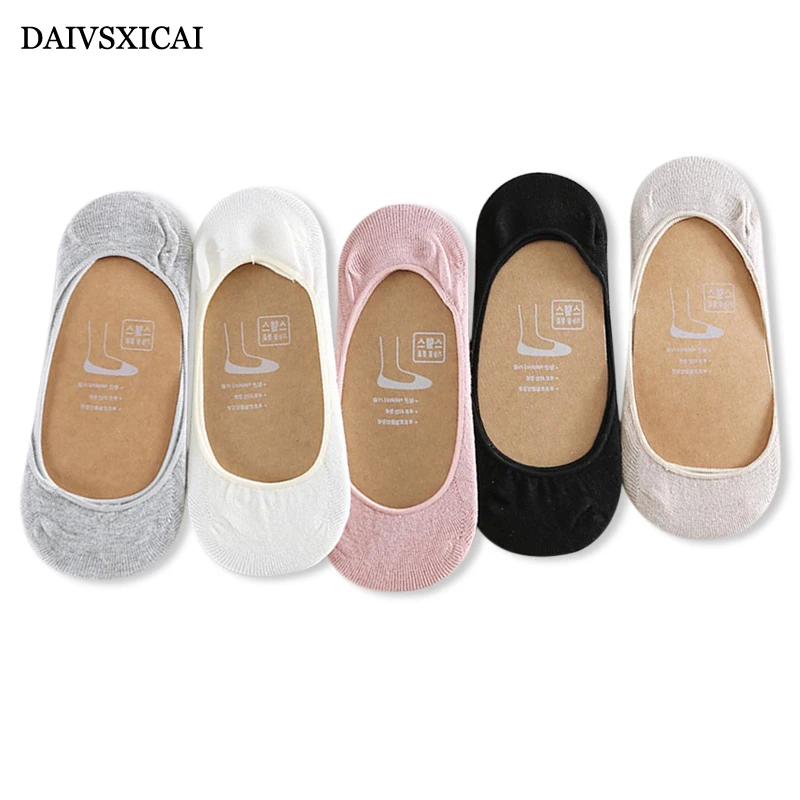 3 пара/лот = 6 шт. летние силиконовые женские невидимые дышащие хлопковые носки повседневные женские модные носки