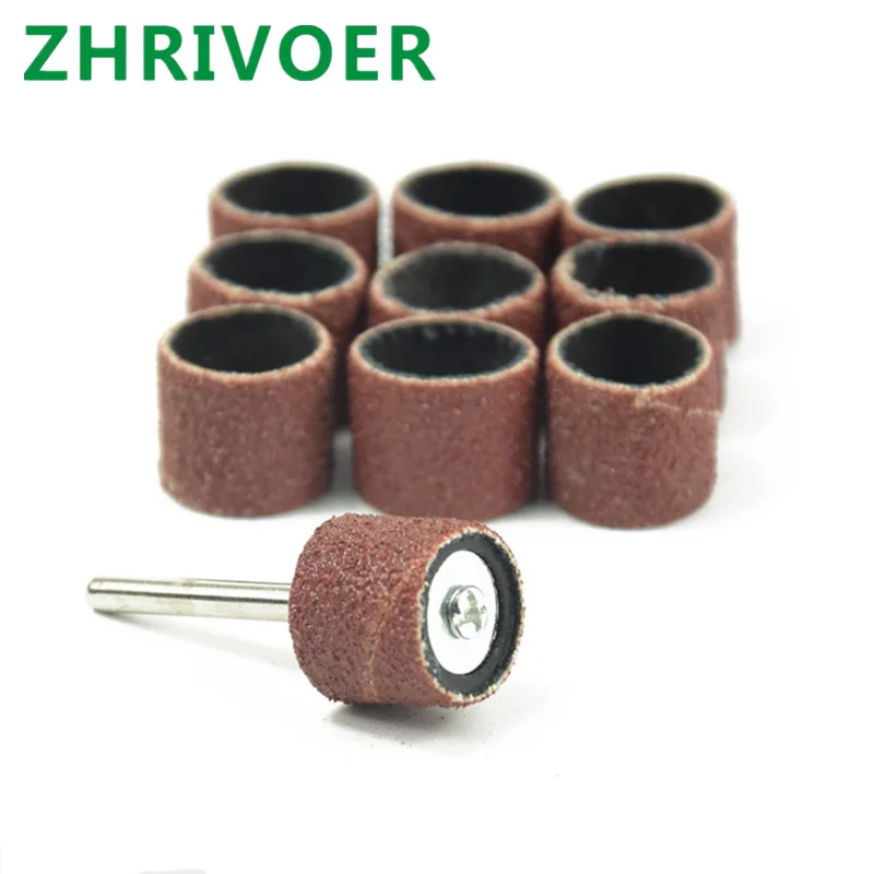 Sandpaper ring grinding head sandpaper roll metal derusting polishing wheel Bodhi peeling tool sandpaper grinding ring