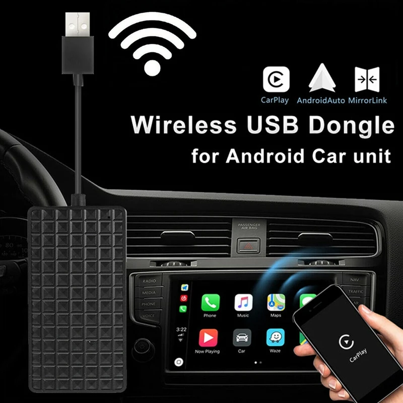 Bluetooth беспроводной USB ключ Carplay для Apple iPhone Android Авто навигация|Мультимедиаплеер