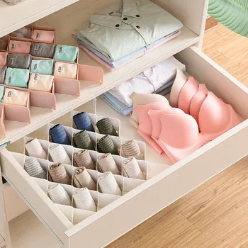 

Adjustable Drawer Honeycomb Clapboard Partition Divider Box Separator Diy Grid Storage Organizer Cell Sorting Panties Socks Home