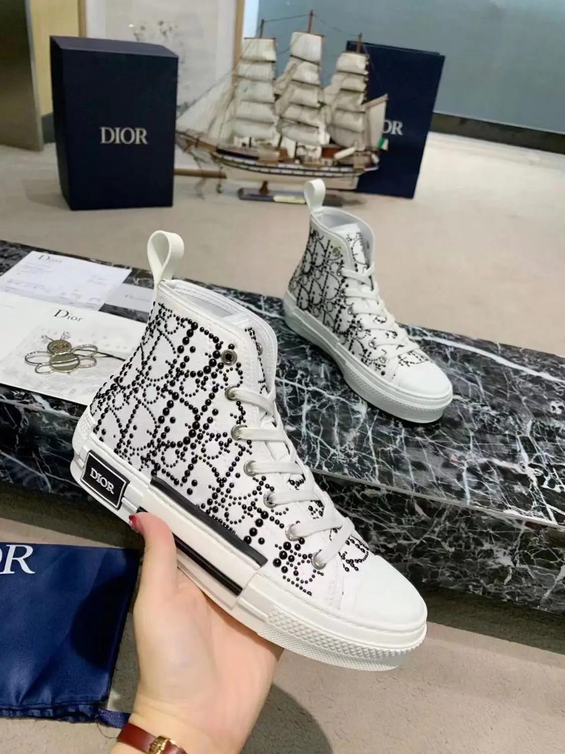 Кроссовки Christian Dior мужские/женские модные повседневные сникерсы на платформе