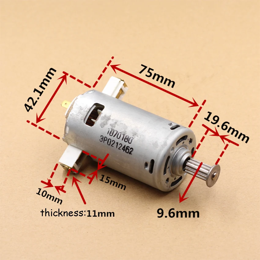 Спереди с шарикоподшипником, постоянного тока мотор 120V 100W 11000 об/мин высокого Скорость микро мотор большой высокий крутящий момент Мощность углеродная счетка для электротехнического оборудования