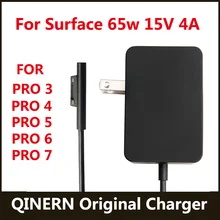 Adattatore per caricabatterie 15V 4A 65W 6 per alimentatore per Laptop Microsoft Surface per Pro3 Pro4 Pro5 Pro6 Pro7 Fast Charge