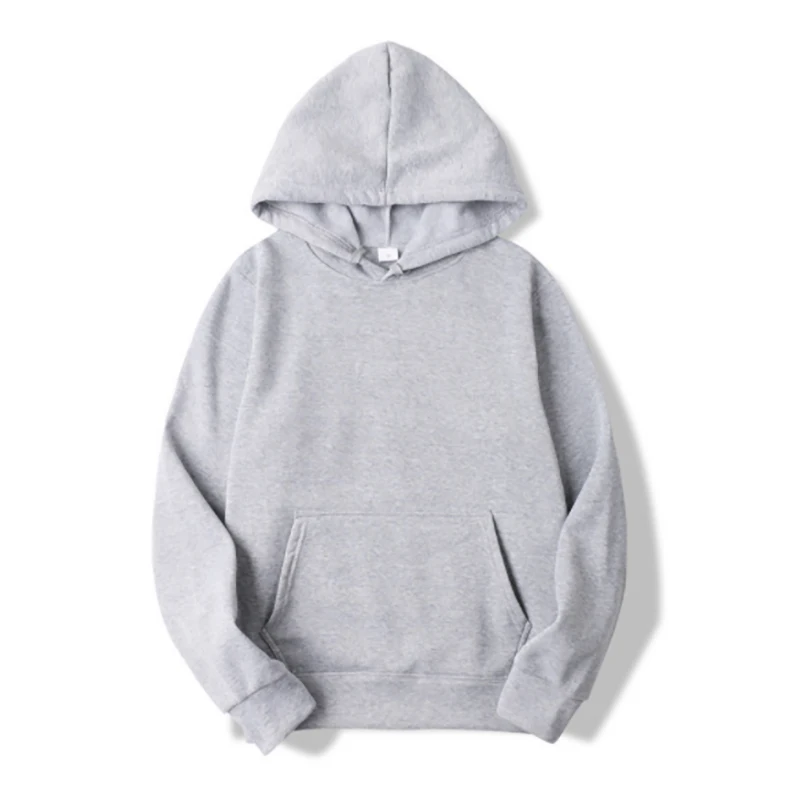 Мужские толстовки свитшоты Осень зима 2019 повседневные флисовые свободные желтые