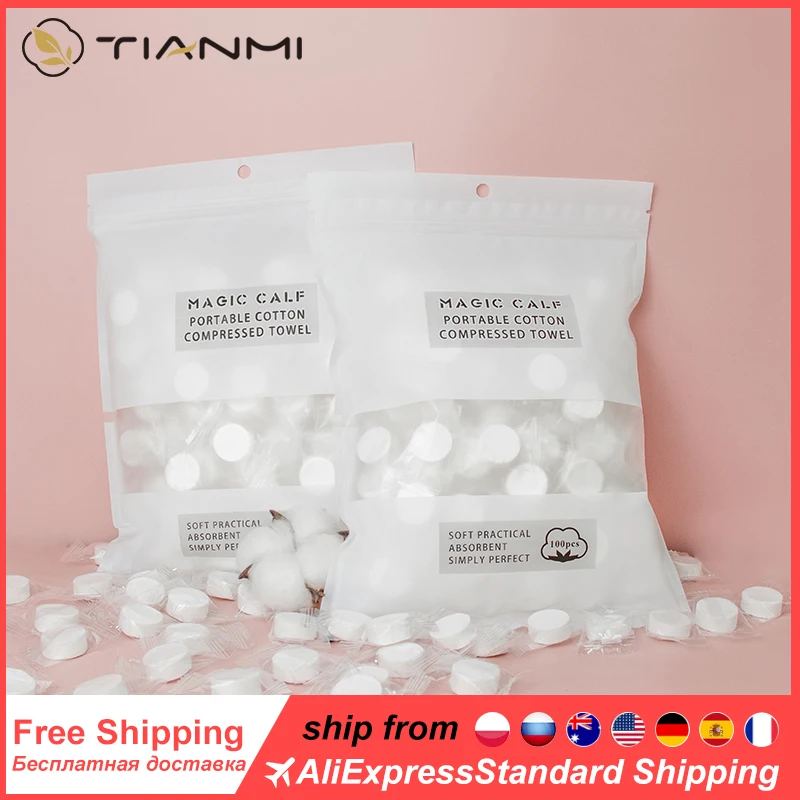 НОВЫЕ одноразовые хлопковые подкладки сетчатая ткань 100 одноразовая дорожная