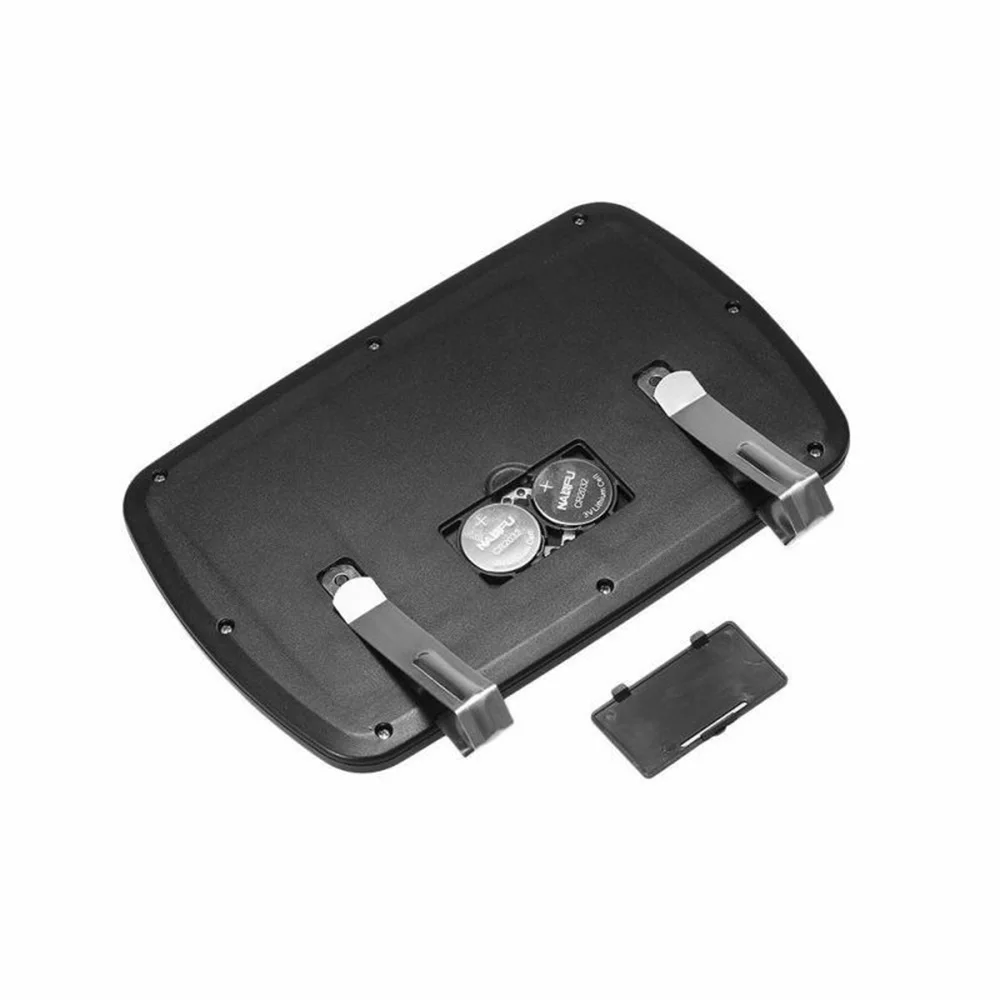 1 * Черный 6 светодиодный зеркальный зажим солнцезащитный козырек сенсорный экран