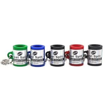 

Plastic Pocket Tobacco Cigar Cutter Knife Scissors With Key Ring Chain Portable Cutter Tools Smoking Pipe Cigarette Accessories