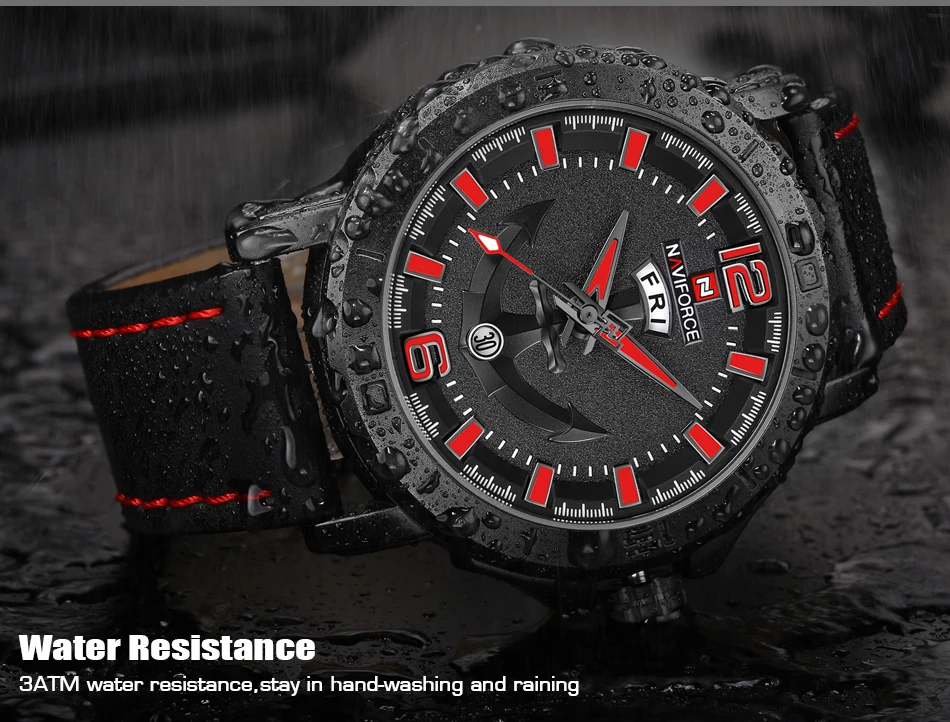 NAVIFORCE Men's Fashion Business Quartz Wristwatches Creative Sports Watches Men Luxury Brand Watch Clock Male Relogio Masculino