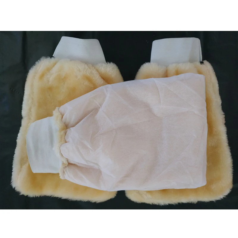 Waterproof Car Wash Microfiber Car Cleaning Auto Care Double-faced Glove Care Detailing Brush Cleaning Never Scrat
