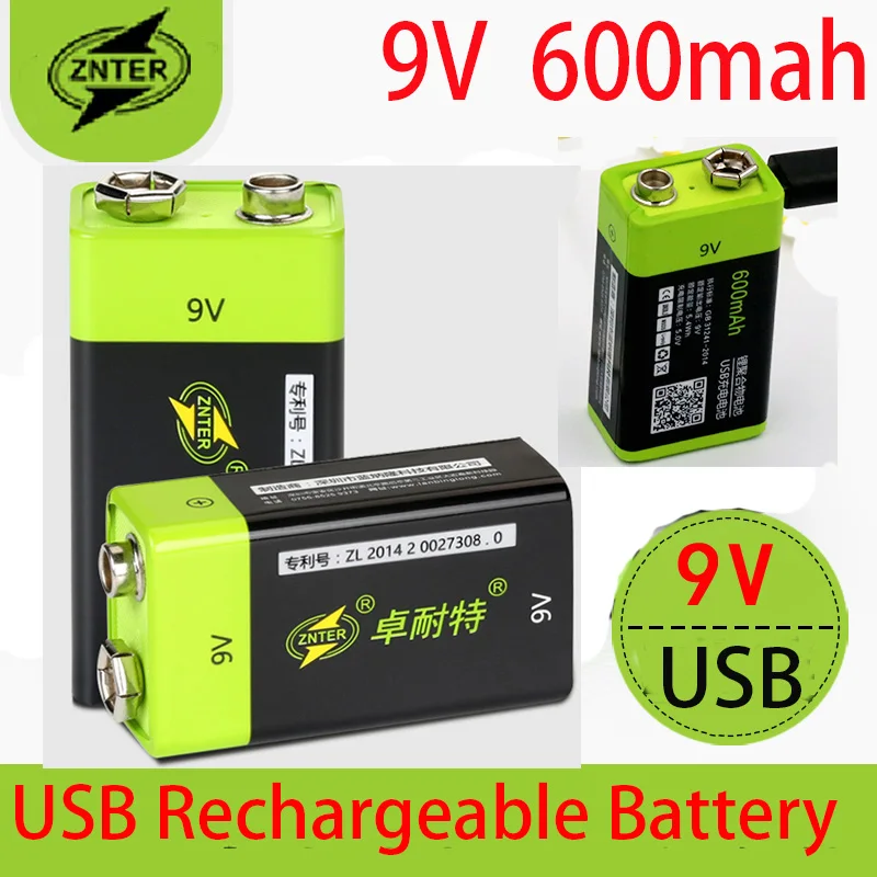 Аккумулятор ZNTER S19 аккумуляторный 9 В 400 мА · ч ч|battery for|battery rcbattery for rc |