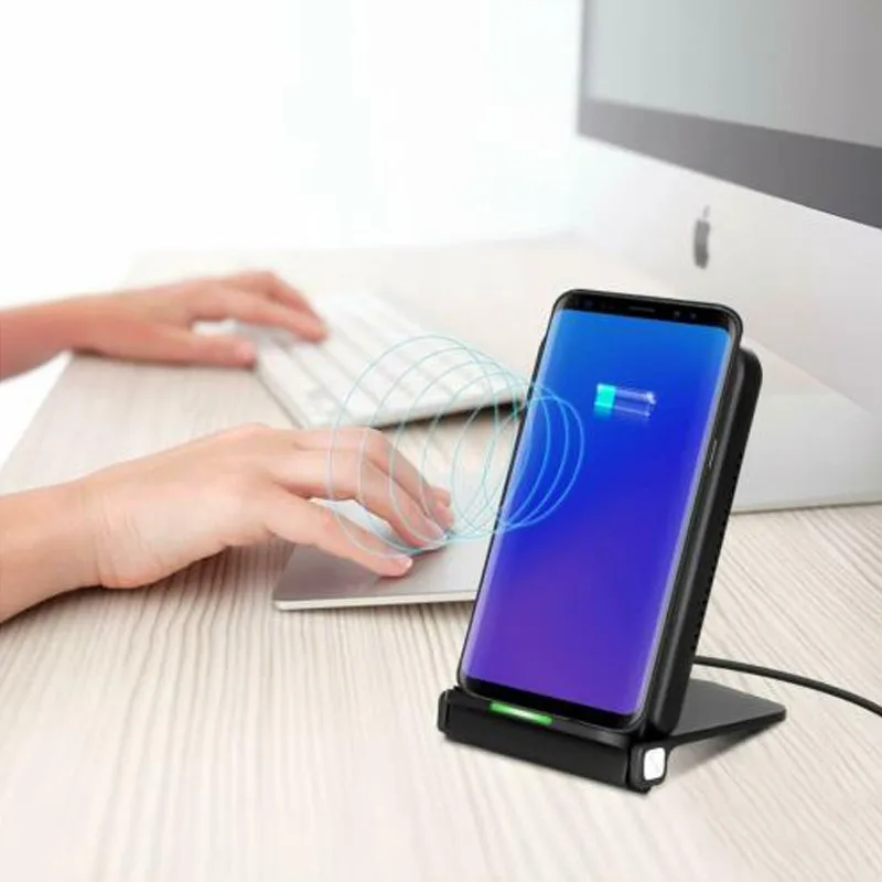 Для samsung Galaxy S10 S10e S10 быстрая QI Беспроводная зарядная док-станция