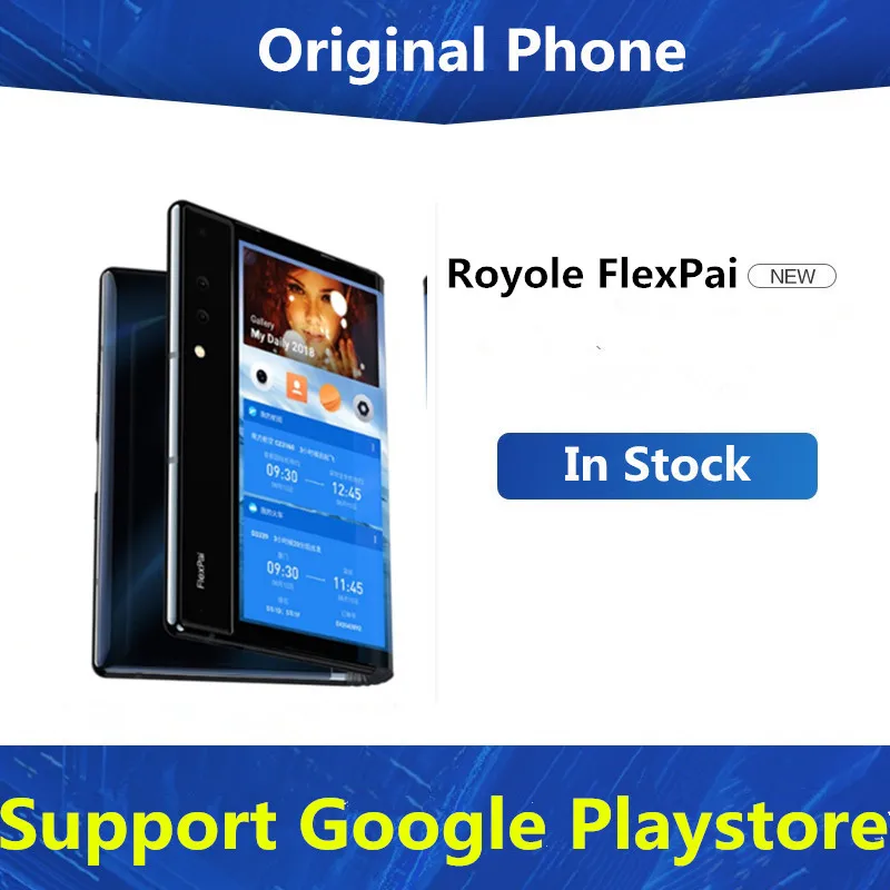 В наличии Royole FlexPai складной Смартфон Snapdragon 855 Android 9 0 7 8 &quotгибкий ГБ ОЗУ 256 Гб ПЗУ