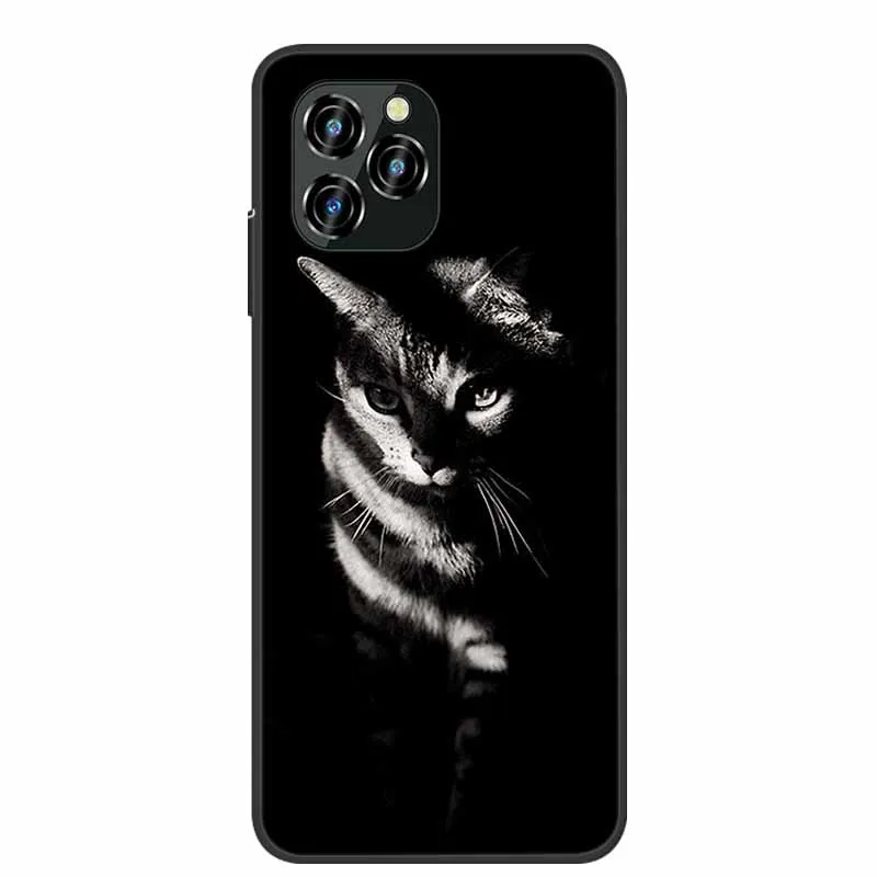 Black Bumper Silicone Phone Case - Soft TPU Cover & Protective Back Shell