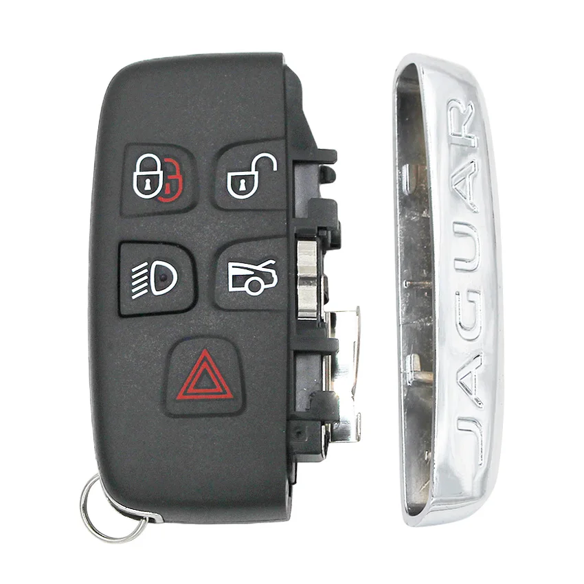 5 кнопочный умный ключ дистанционного ключа оболочки чехол Fob для JAGUAR XJ XJL XF со словами