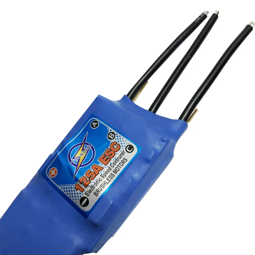 

125A Brushless Outrunner Motor ESC Brushless Water Cooling Electric Speed Controll with 5V 3A BEC for RC Boat Ship Model Part