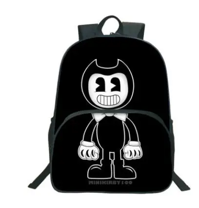 Bendy and The Ink Machine, рюкзак для мальчиков и девочек, Мультяшные детские рюкзаки, известные игры, детские школьные сумки, рюкзак для книг - Цвет: photo color