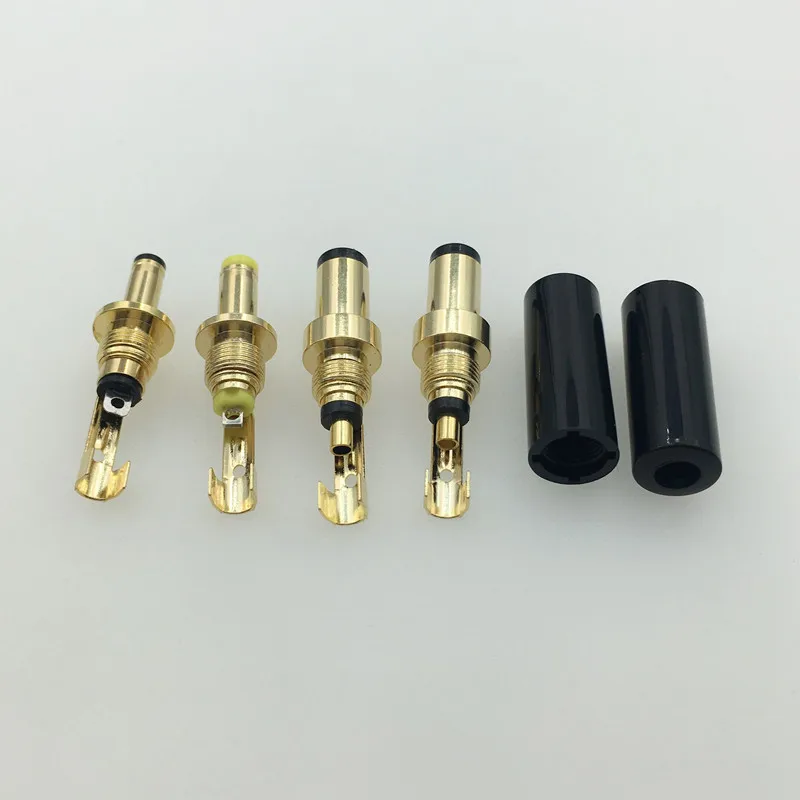 1/2/5 Pz Placcato Oro Spina Di Alimentazione DC Connettore 5.5x2 - Foto 5