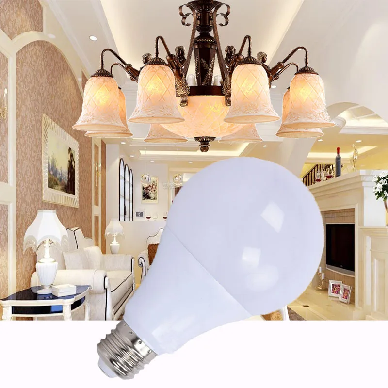 E27 LED Lamp High Bright LED Bulb 3W 5W 7W 9W 12W 15W 18W LED Light Bulb AC220V Cold White Warm White for Indoor Lighting