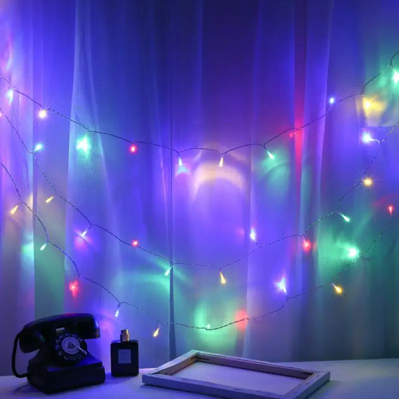 Новогоднее украшение, медный светильник, USB зарядка, 50 светодиодный декоративный светильник, гирлянда для дома, светодиодный, гирлянда, Рождественский Сказочный светильник, s гирлянда, лампа