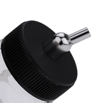

Hot 10PCS Airbrush Glass Bottles Air Brush Bottle (Jars) with 30 Angle Adapter Lid Assembly Using on Dual-Action Airbrushes