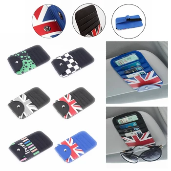 

For MINI COOPER Countryman JCW S One R50 R52 R53 R55 R56 R57 R58 R60 R61 F54 F55 F56 F57 F60 Sunshade Card Holder Glasses Shelf
