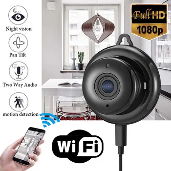 

Full HD 1080P Mini Wireless WIFI IP Camera Night Vision Mini Camcorders Kits for Home Security CCTV
