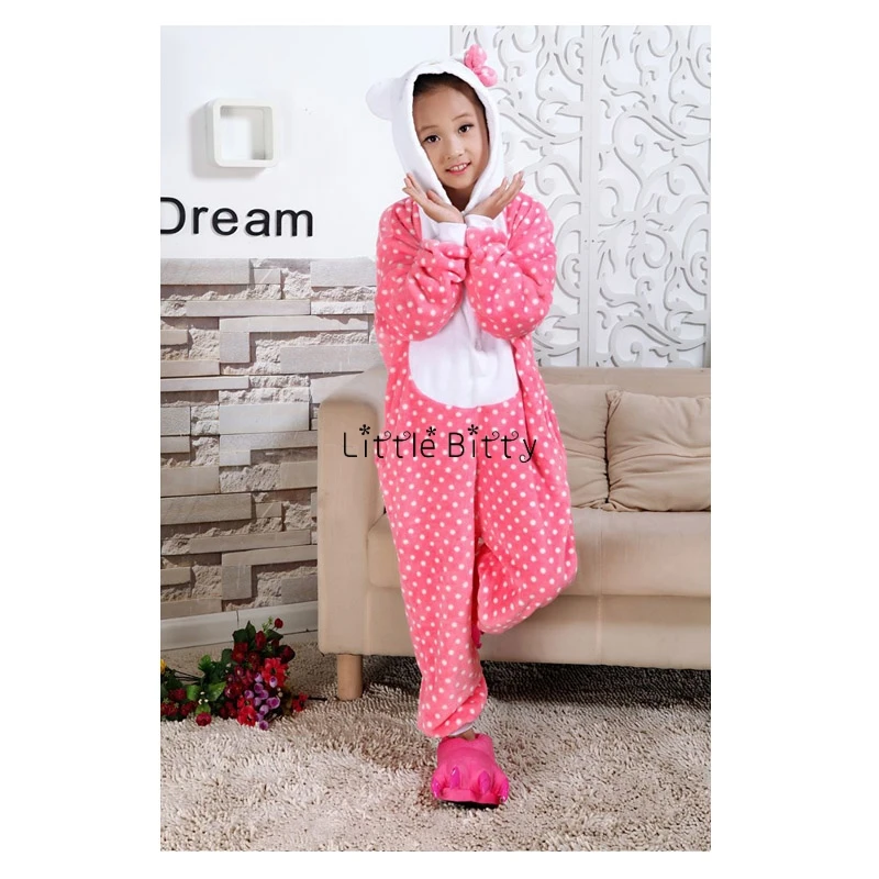 Пижамы с единорогом для девочек пижамы с рисунком Человека-паука для мальчиков, детская одежда для сна фланелевые теплые пижамы для детей 4, 6, 8, 10, 12 лет - Цвет: L06