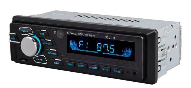 10 шт. 12 в Bluetooth Автомобильный fm-радио аудио mp3-плеер Поддержка USB SD рулевое колесо дистанционное управление 520ut 520-UT