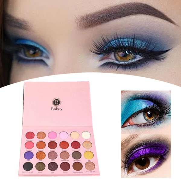 24-Colors Natural Pro Nude Shimmer Matte Eyeshadow Eye Shadow Palette Set