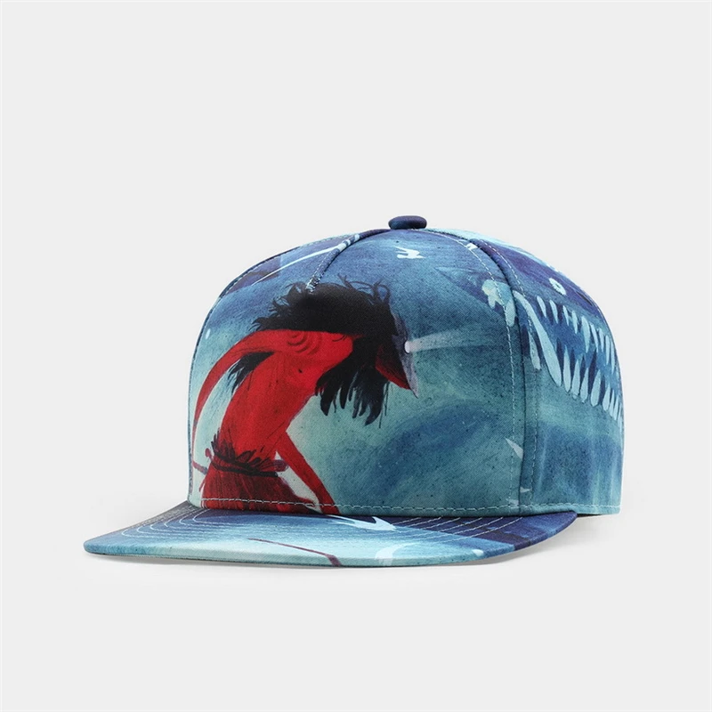 6 Adjustable Snapbacks Hats Men woman adult hip hop outdoor casual cap Fashion print baseball Snap back caps Multicolor - Цвет: 6