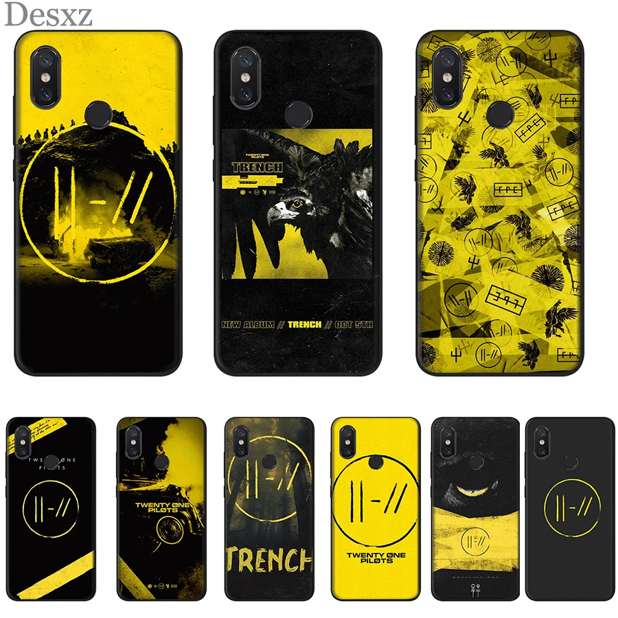 New Silicone Mobile Phone Case For Redmi Note 4 4X 5A 5 6 7 Pro Prime Cover Twenty One Pilots 21 | Мобильные телефоны и