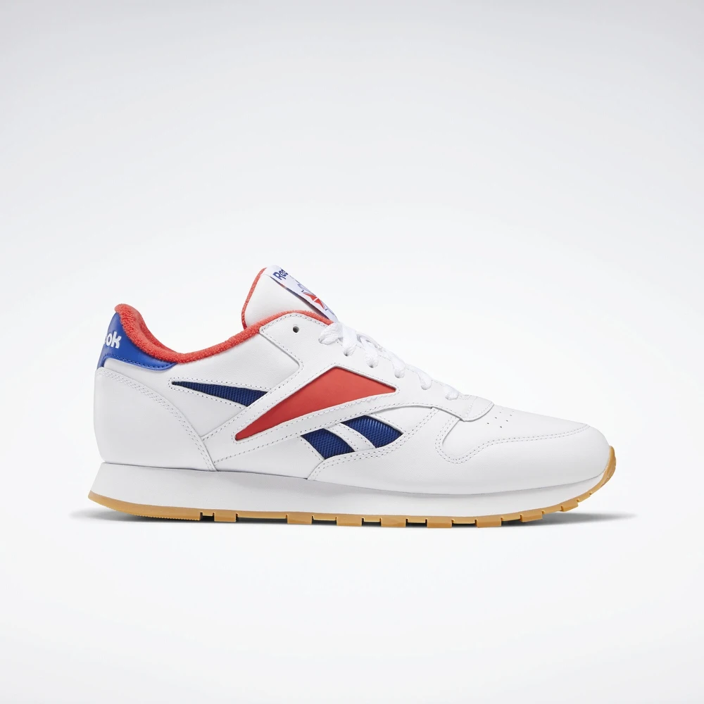 Кроссовки Reebok CL LEATHER MARK WHITE/RADRED/CONAVY EF7846 - купить по  выгодной цене | AliExpress