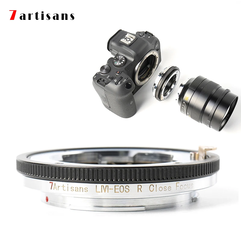 

7artisans LM-R Close Focusing Adapter Ring for Leica M Lens to Canon R5 R6 RP