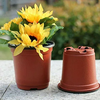 

50pc Seed Starting Pot Flower Plant Container For Succulents Seedlings Garden Accessories Macetas Decorativas Flower Pot