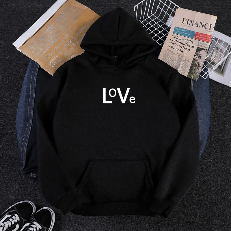 Hoodies Women Hoody Oversize Thick Plus Velvet Loose Letter Print Womens Hoodie All-match Sweatshirt Streetwear Sudadera Mujer